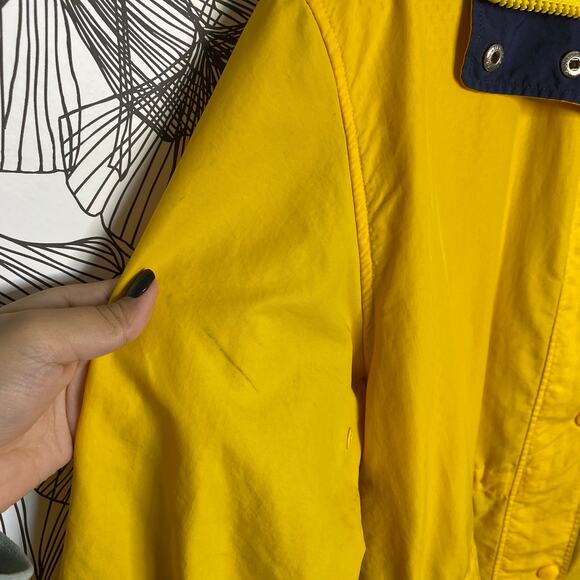 Tommy Hilfiger Snap Button Front Jacket Yellow Men's Size Medium - Picture 10 of 12